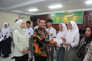 Penyerahan Dana BDBS Tahun 2026 oleh Dharmayukti Karini Cabang Lubuk Pakam