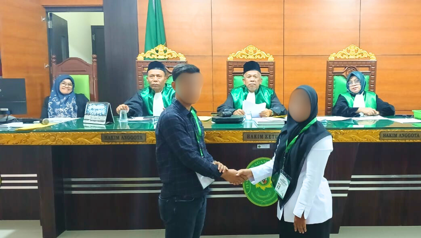 majelis hakim berhasil mediasi